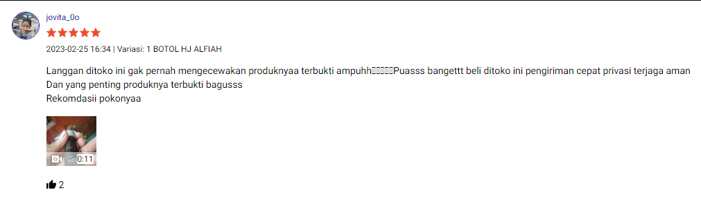 Testimoni Pengguna Obat Kuat Pria Oles Al Afiah Liquid Hygiene For Man