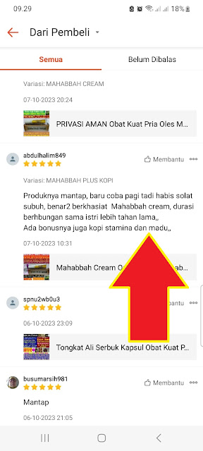 testimoni pengguna mahabbah cream hajar jahanam trp madu super tonik ontrus