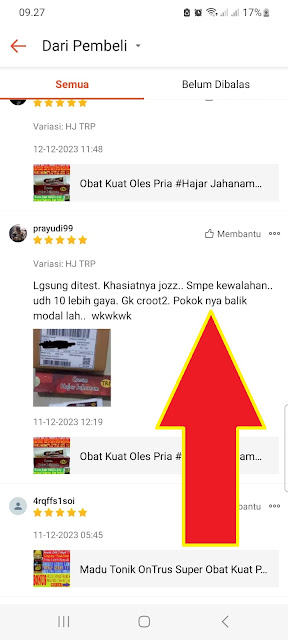 testimoni pengguna mahabbah cream hajar jahanam trp madu super tonik ontrus
