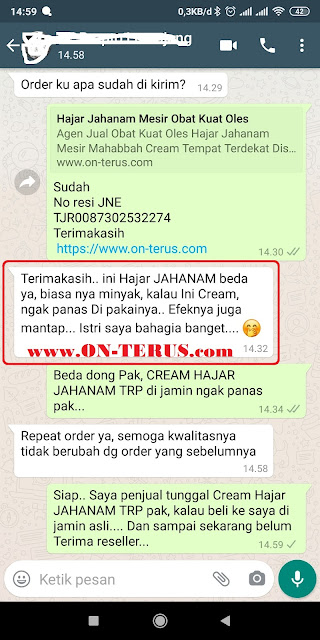 testimoni pengguna mahabbah cream hajar jahanam trp madu super tonik ontrus