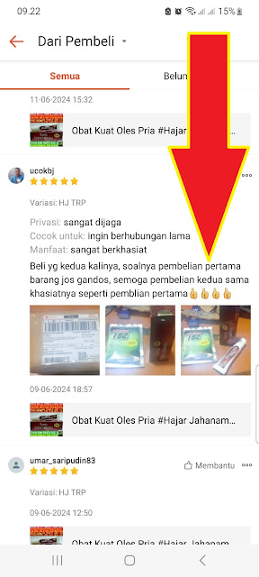testimoni pengguna mahabbah cream hajar jahanam trp madu super tonik ontrus