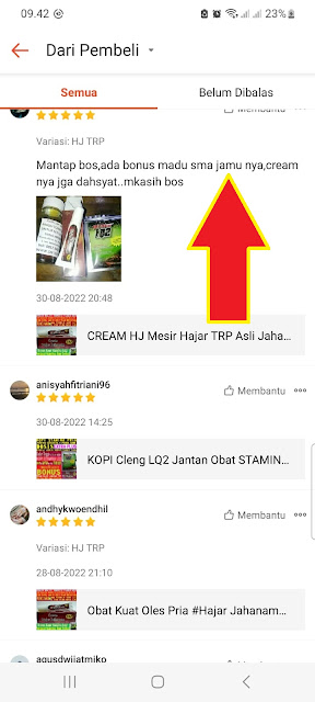 testimoni pengguna mahabbah cream hajar jahanam trp madu super tonik ontrus