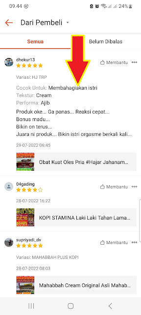testimoni pengguna mahabbah cream hajar jahanam trp madu super tonik ontrus