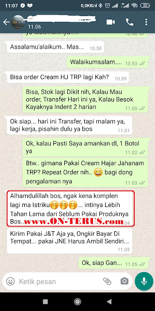 testimoni pengguna mahabbah cream hajar jahanam trp madu super tonik ontrus