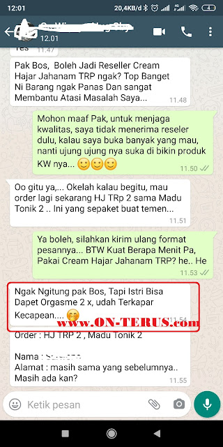 testimoni pengguna mahabbah cream hajar jahanam trp madu super tonik ontrus